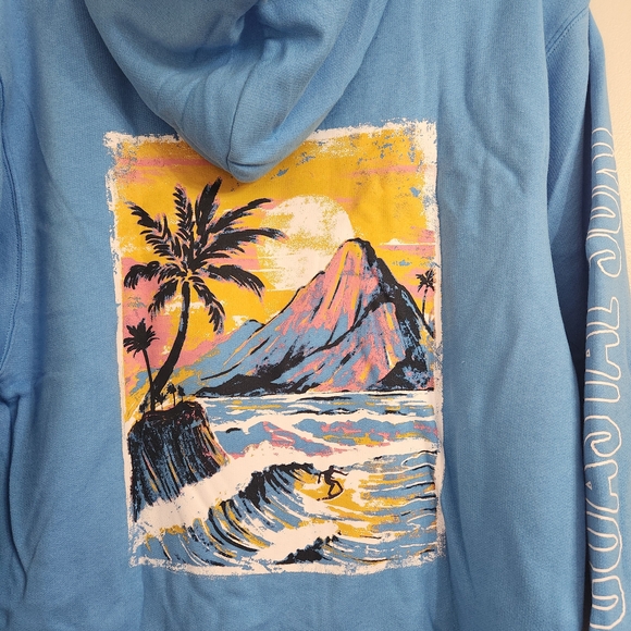 Wild Fable Coastal Blue Hoodie - Picture 3 of 5